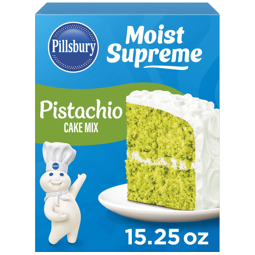Pillsbury Moist Supreme Pistachio · Harina para pastel · 432 g · caja