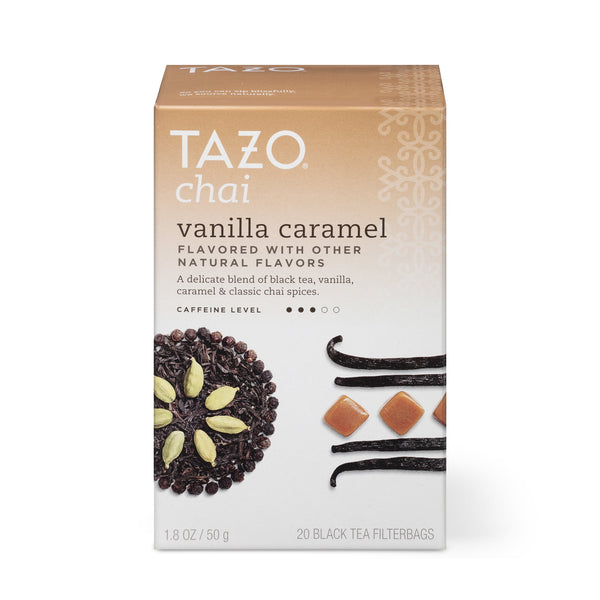 Tazo Vanilla Caramel Chai Black Tea Tea · Té · 20 pzas