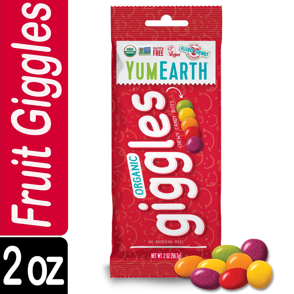 YumEarth Organic Fruit Giggles Gluten-Free · Gomitas · 57 g · bolsa