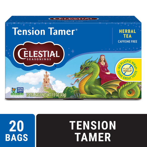 Celestial Seasonings Tension Tamer Caffeine-Free Herbal · Salsa y sazonador · 20 pzas