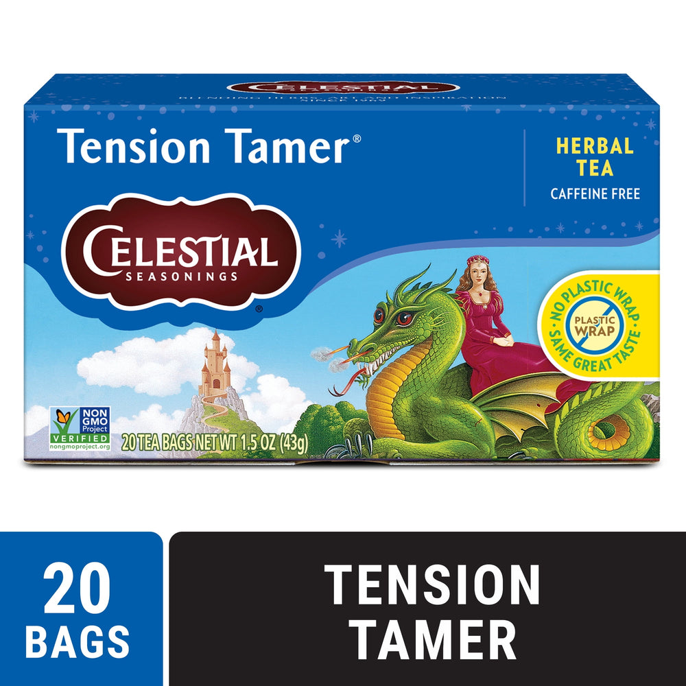 Celestial Seasonings Tension Tamer Caffeine-Free Herbal · Salsa y sazonador · 20 pzas