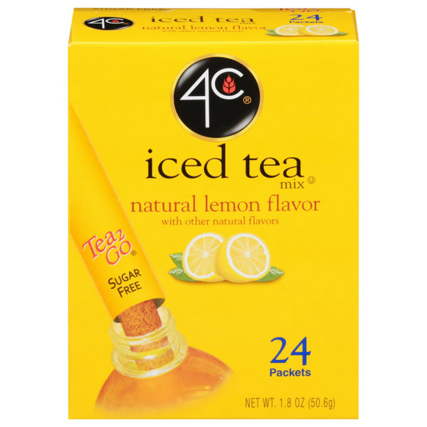 4C Totally Light Natural Lemon · Té · 24 pzas