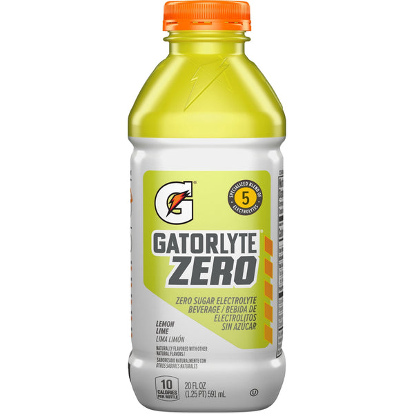 Gatorade Gatorlyte Lemon Lime Zero Sugar · Bebida · 591 ml · botella