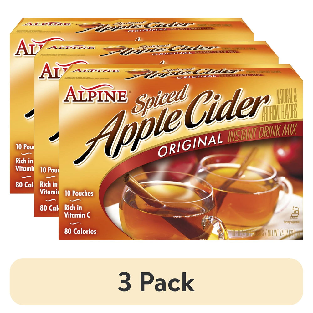 Alpine Spiced Cider Original Apple · Polvo para agua · 3 pack
