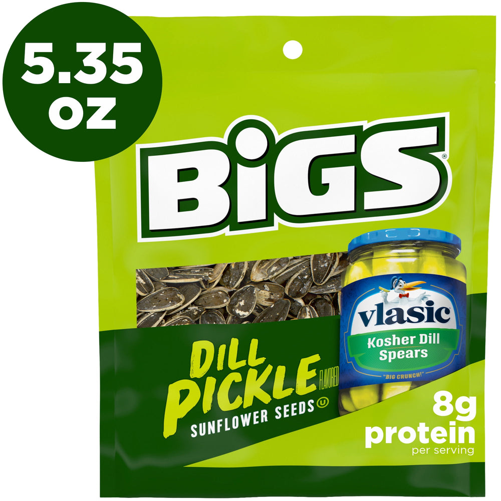 BIGS Sunflower Seeds Vlasic Dill Pickle · Nueces · 152 g