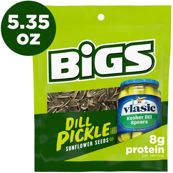 BIGS Sunflower Seeds Vlasic Dill Pickle · Nueces · 152 g