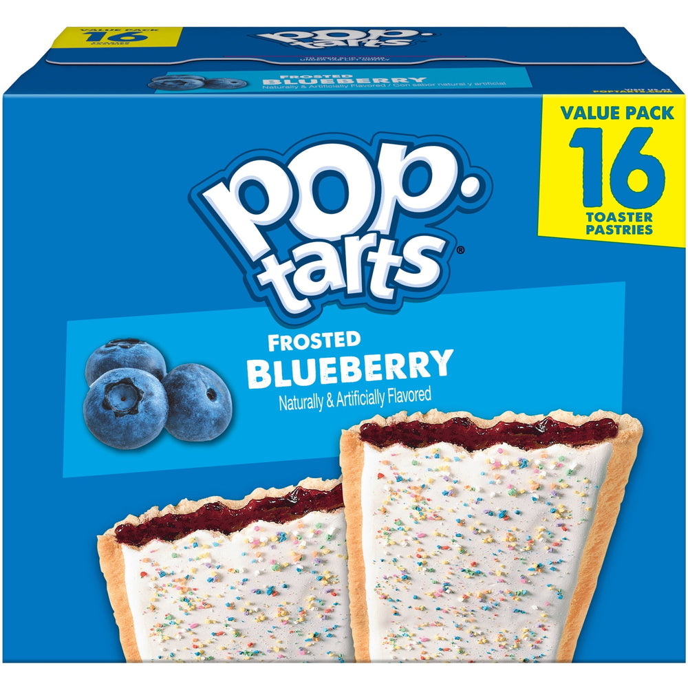 Pop-Tarts Frosted Blueberry · Pastelitos · 16 piezas