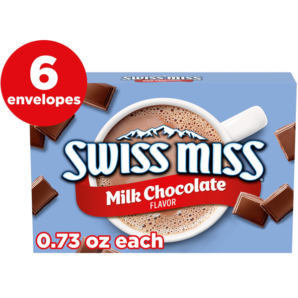 Swiss Miss Milk Chocolate Hot Cocoa · Caramelos · 6 pzas de 21 g