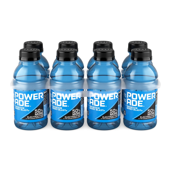 POWERADE Mountain Berry Blast · Bebida · 8 botellas de 355 ml
