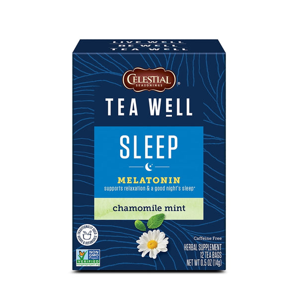 Celestial Seasonings TeaWell Sleep Melatonin Chamomile · Salsa y sazonador · 12 pzas