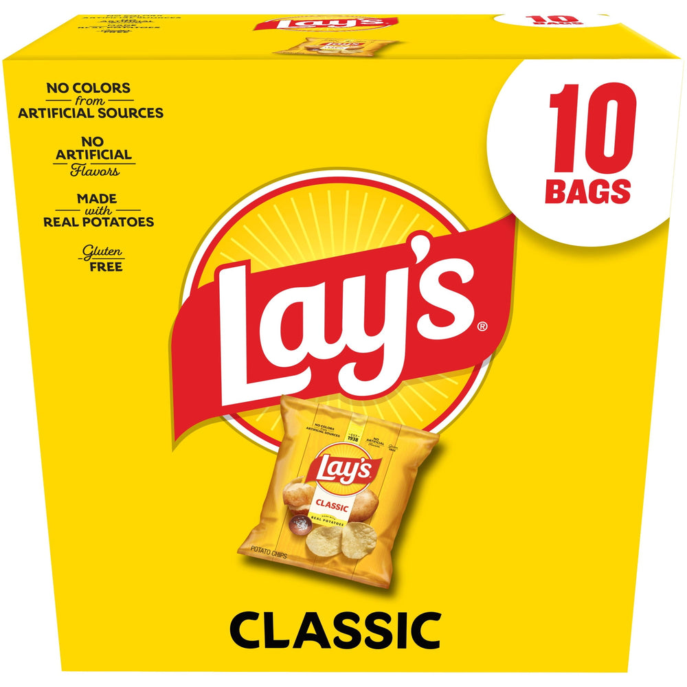 Lay's Classic Potato · Papas · 10 pzas de 28 g