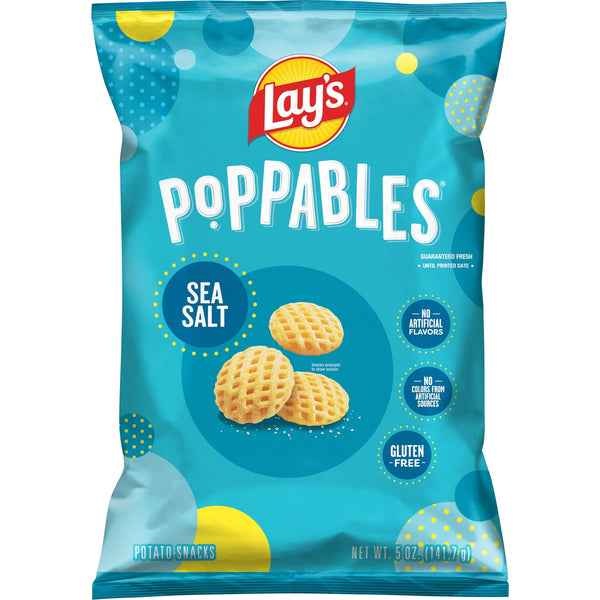 Lay's Poppables Sea Salt Potato · Papas · 142 g · bolsa
