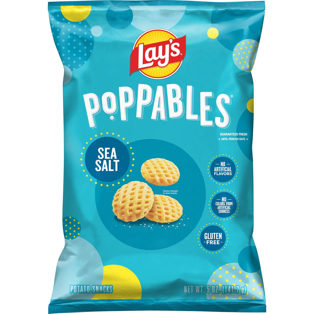 Lay's Poppables Sea Salt Potato · Papas · 142 g · bolsa