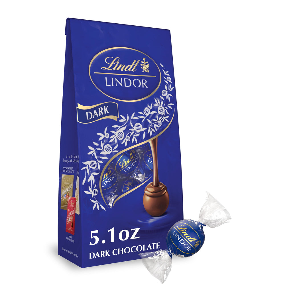 Lindt LINDOR Dark Chocolate · Caramelos · 145 g · bolsa