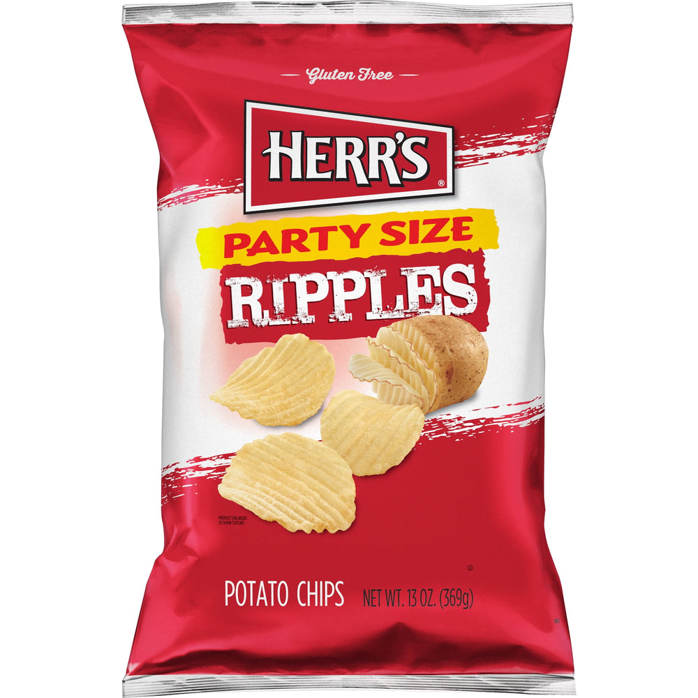 Herr's Ripple · Papas · 369 g · bolsa · tamaño fiesta