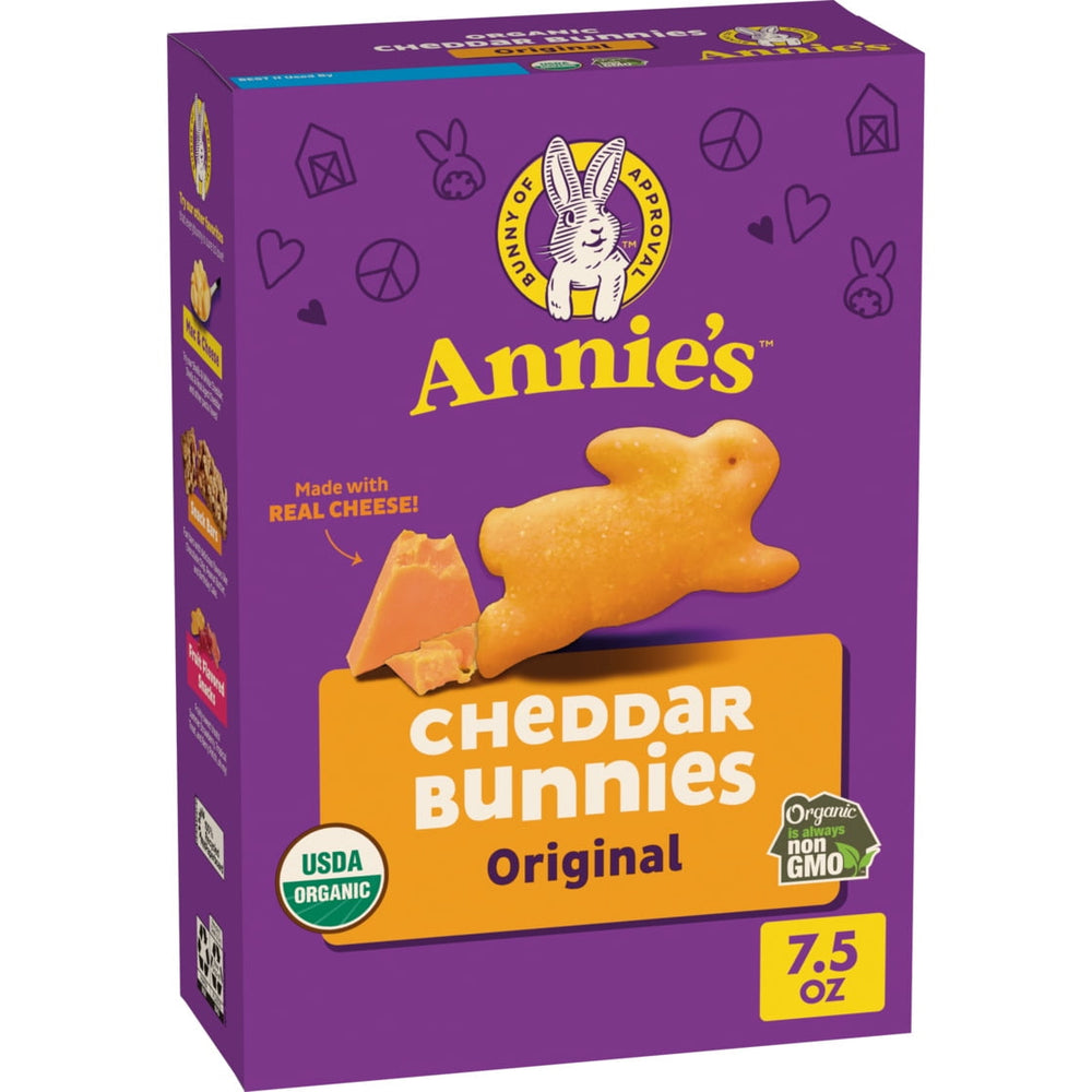 Annie's Organic Cheddar Bunnies Original · Galletas saladas · 213 g