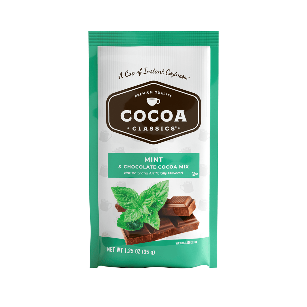 Cocoa Classics Mint Cocoa Mix Hot Chocolate Gluten Free · Chicles y mentas · 35 g · sobre