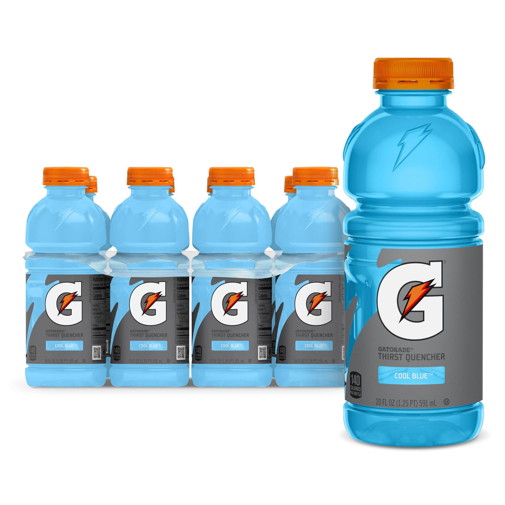 Gatorade Thirst Quencher Cool Blue · Bebida · 8 pzas de 591 ml