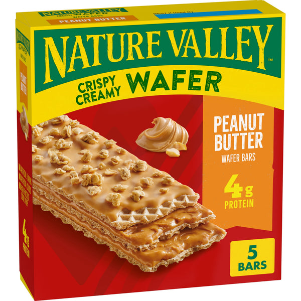 Nature Valley Creamy Wafer Peanut Butter · Galletas · 5 barras de 4 g