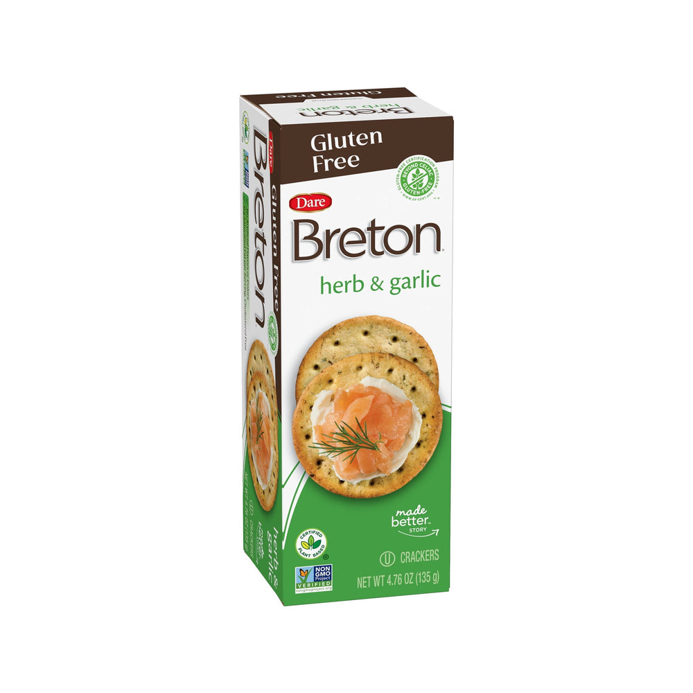 Breton Herb & Garlic Gluten Free · Galletas saladas · 135 g