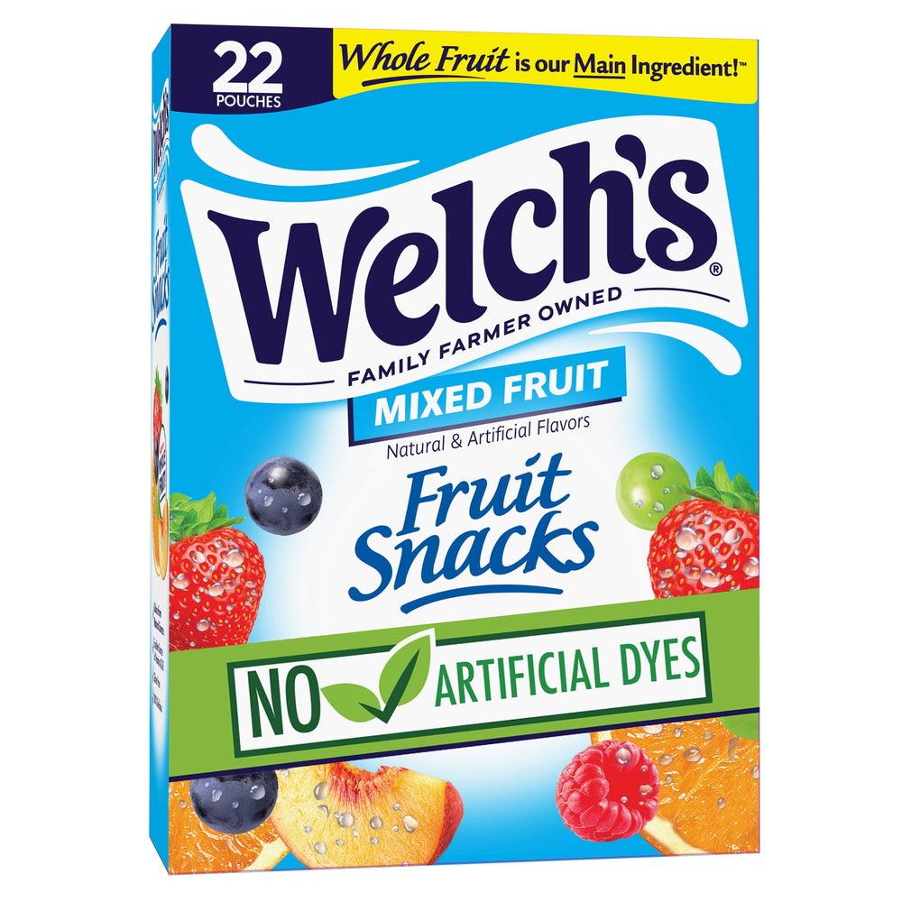 Welch's Fruit Mixed Fruit · Gomitas de fruta · 22 pzas de 23 g