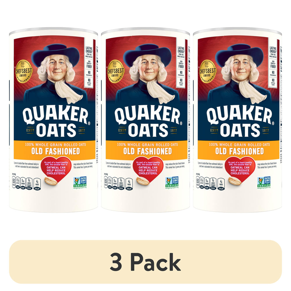 Quaker Oats Old Fashioned · Cereal · 3 pack de 510 g