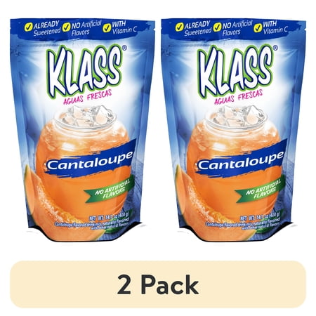Klass Melon Naturally · Polvo para agua · 2 pack