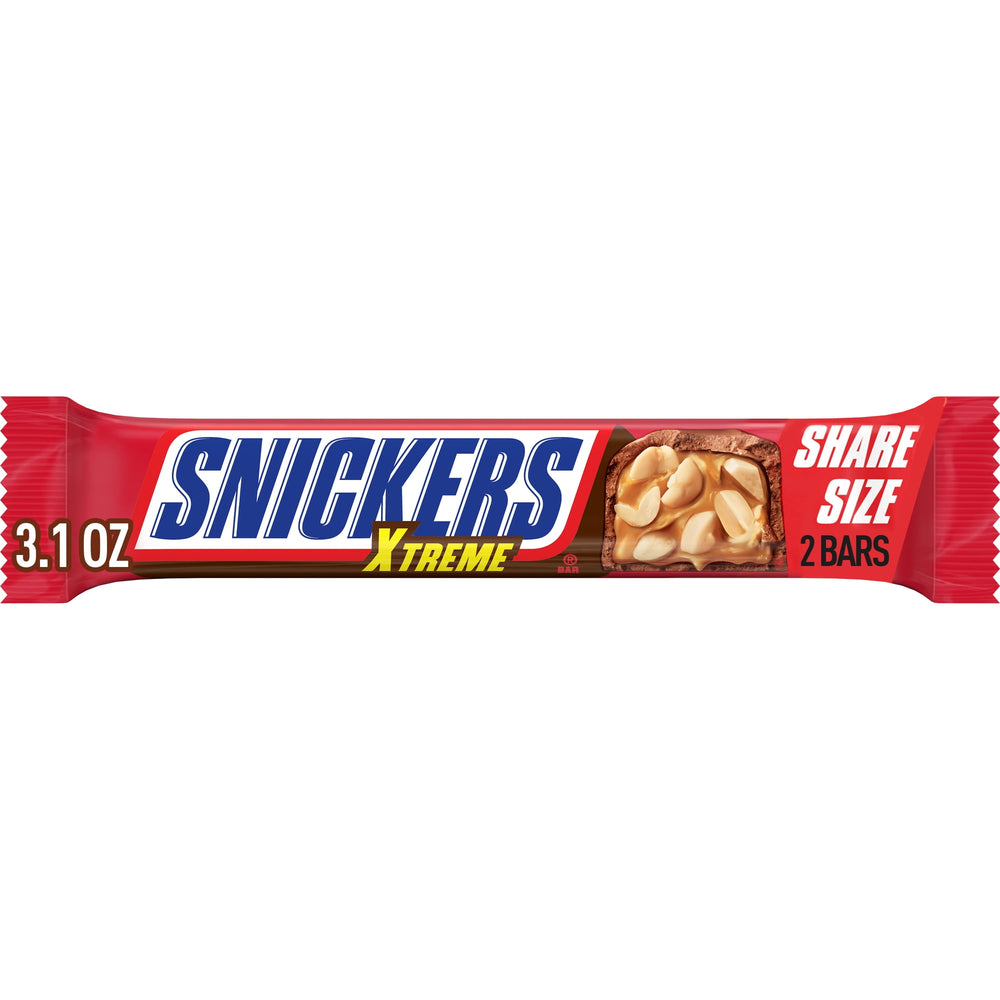 Snickers Xtreme Peanut and Caramel Chocolate · Caramelos · 88 g · tamaño para compartir