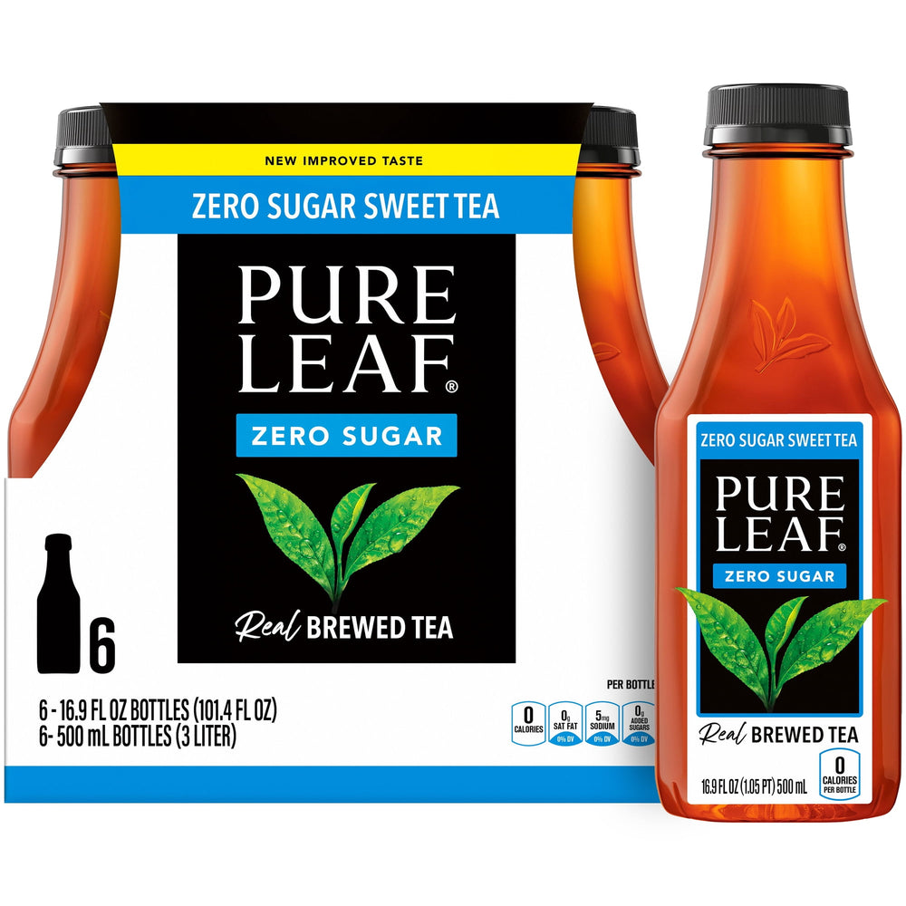 Pure Leaf Real Brewed Tea Sweet Tea Zero Sugar · Té · 6 pzas de 500 ml