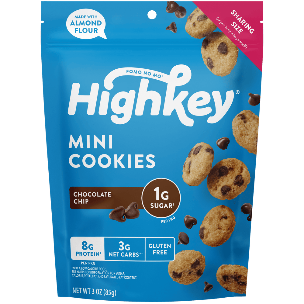HighKey Chocolate Chip Mini Gluten-Free · Galletas · 85 g