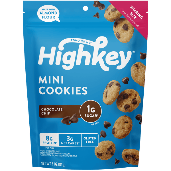 HighKey Chocolate Chip Mini Gluten-Free · Galletas · 85 g