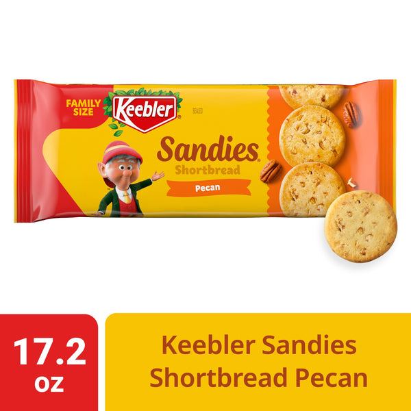 Keebler Sandies Pecan with Pecans · Galletas · 488 g · tamaño familiar