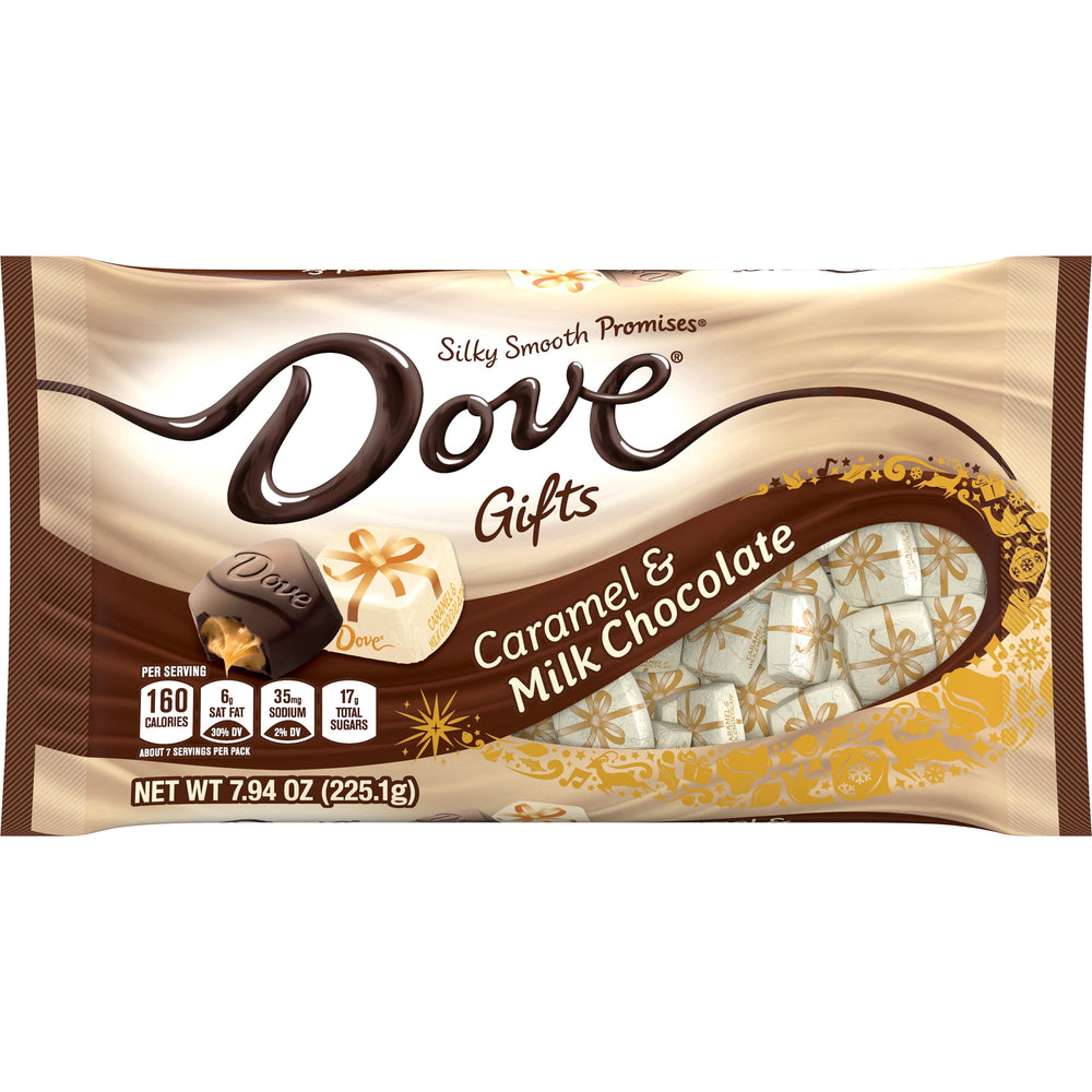 Dove Promises Caramel & Chocolate Christmas · Caramelos · 225 g · bolsa