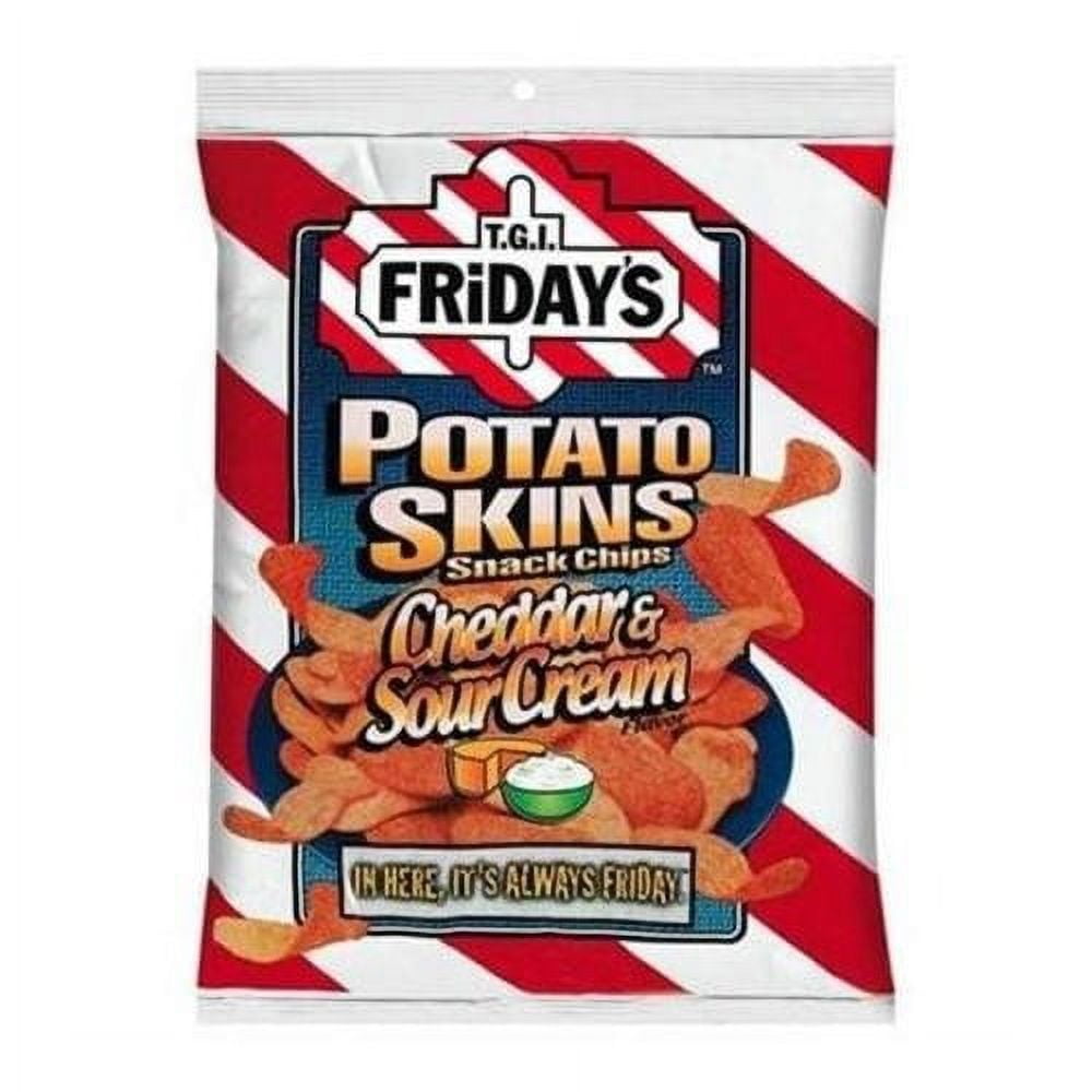 TGI Fridays Potato Skins Sour Cream & Onion · Papas · 85 g