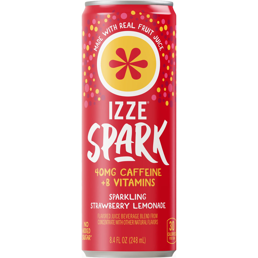 IZZE Spark Strawberry Lemonade with Caffeine · Bebida · 248 ml · lata