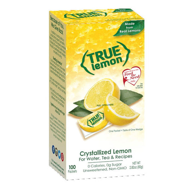 True Lemon Powder · Polvo para agua · 100 sobres · 80 g