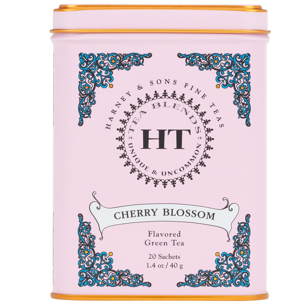 Harney & Sons Cherry Blossom Green Tea with Cherry · Té · 20 pzas de 40 g