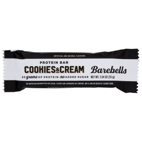 Barebells Cookies & Cream · Barra de proteína · 55 g