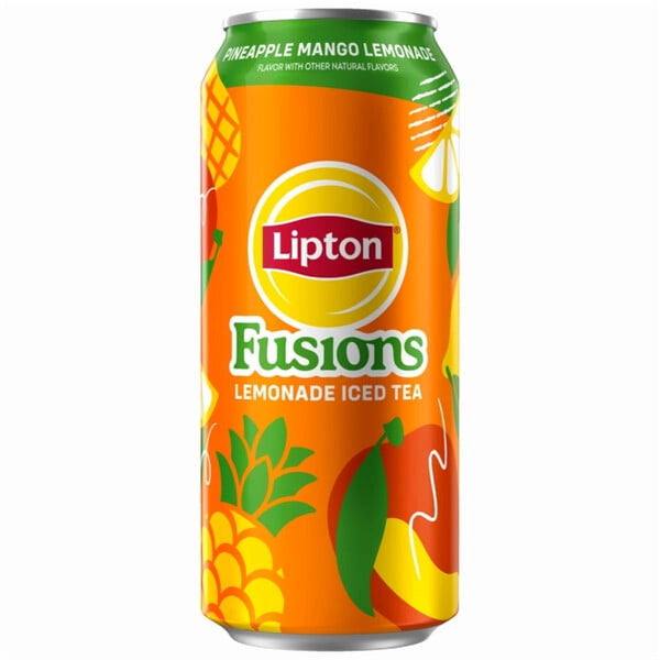 Lipton Fusions Pineapple Mango Lemonade · Té · 473 ml · lata