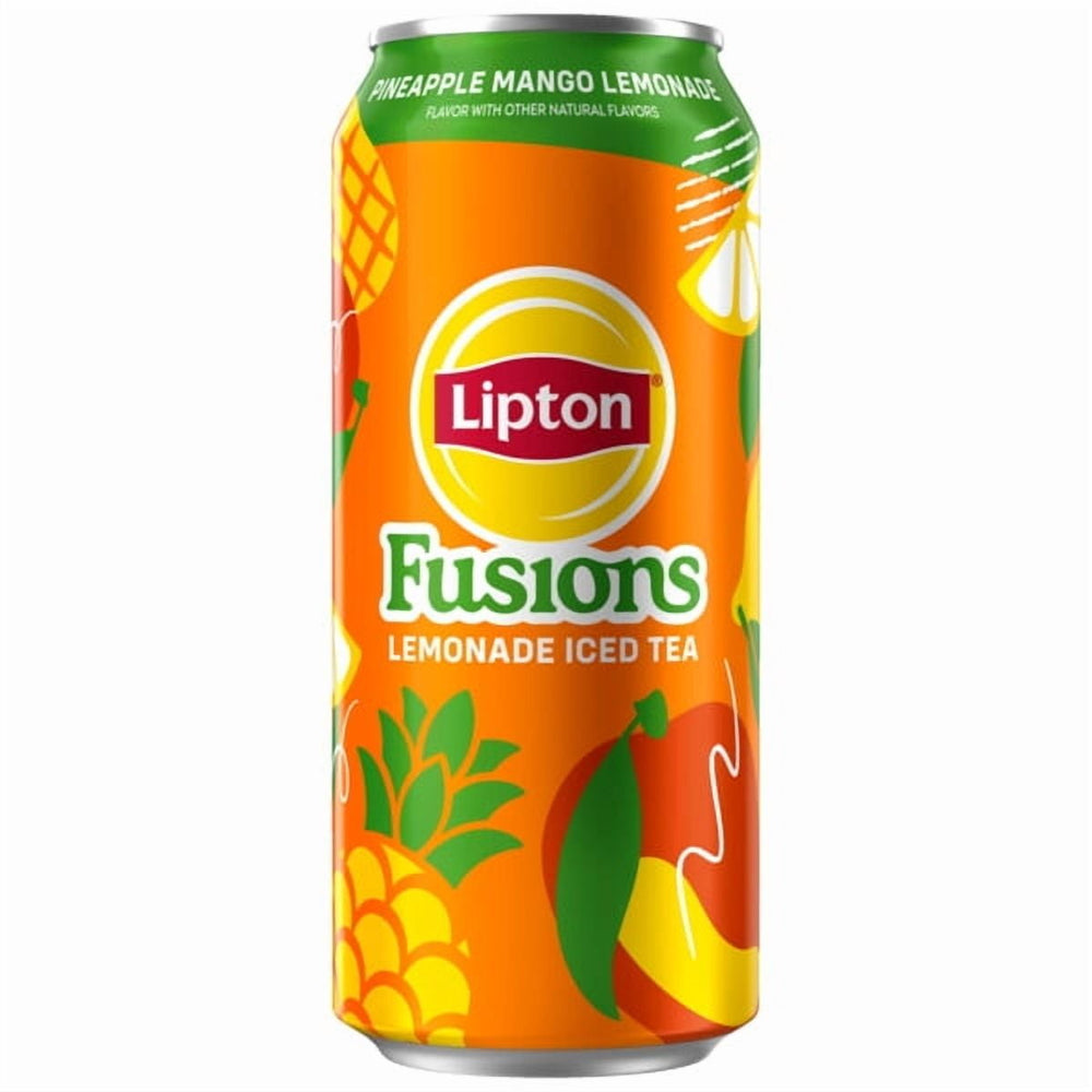 Lipton Fusions Pineapple Mango Lemonade · Té · 473 ml · lata