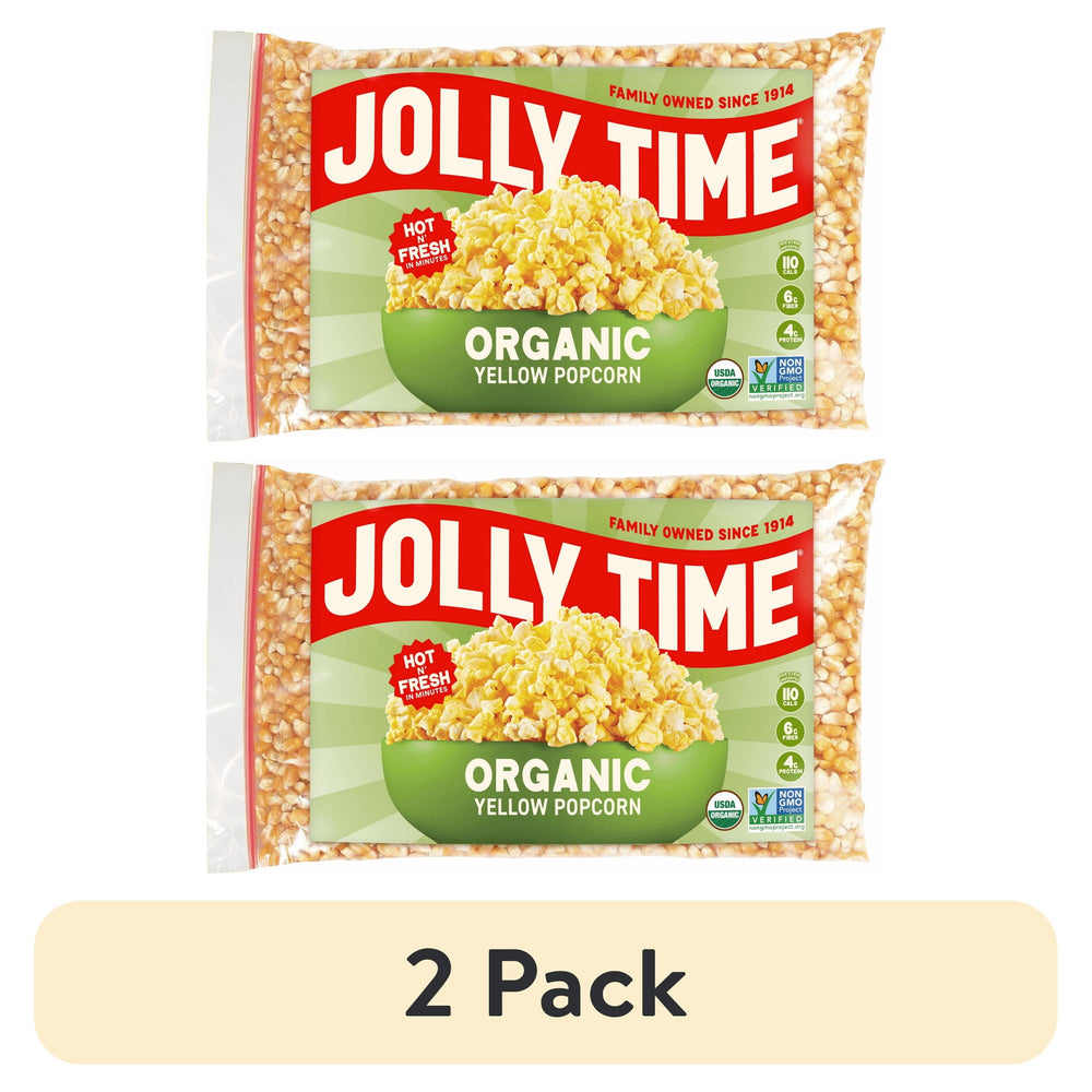 Jolly Time Organic Yellow Kernel · Palomitas · 2 pack de 567 g