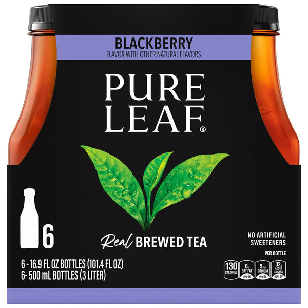 Pure Leaf Real Brewed Tea Blackberry · Té · 6 pzas de 500 ml