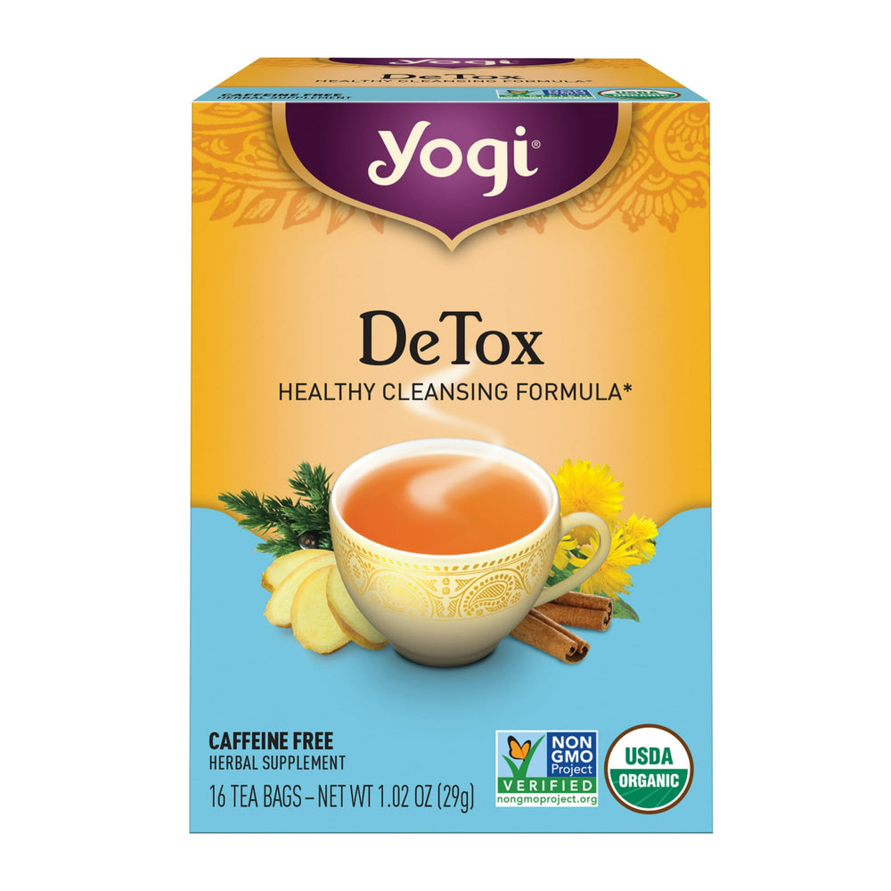 Yogi DeTox Caffeine-Free · Té · 16 pzas