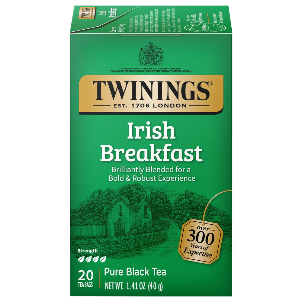 Twinings Irish Breakfast Black Tea Bags Naturally · Té · 20 pzas
