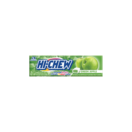 Hi-Chew Green Apple Stick Gluten-Free · Gomitas · 50 g