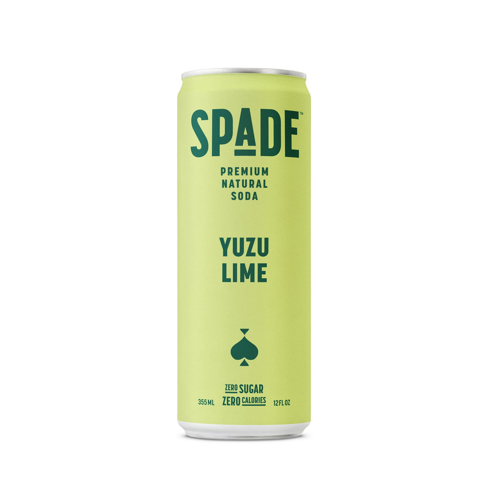 Spade Yuzu Lime Premium Natural Soda with s Zero Calorie · Refresco · 355 ml · lata