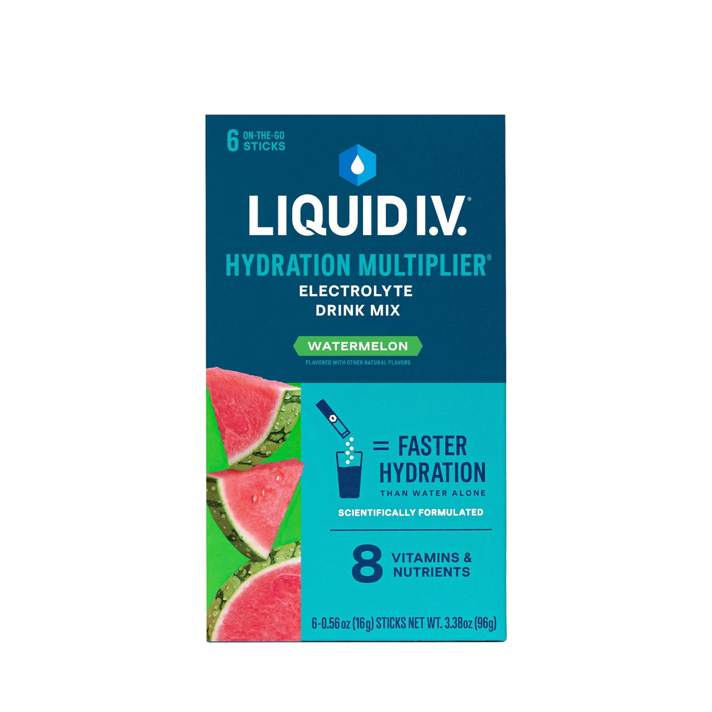 Liquid I.V.® Watermelon Hydration Multiplier® · Polvo para agua · 6 pzas