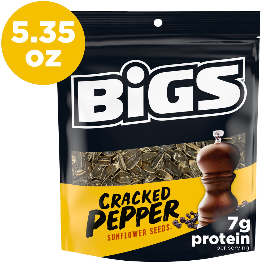 Bigs Friendly Cracked Pepper Sunflower Seeds · Nueces · 152 g