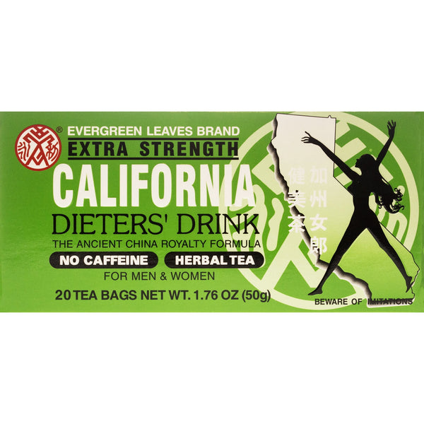 Evergreen Leaves Brand California Dieters' Tea 20 TB · Té