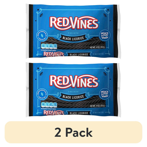 Red Vines Twists Black Licorice · Gomitas · 2 pack de 397 g